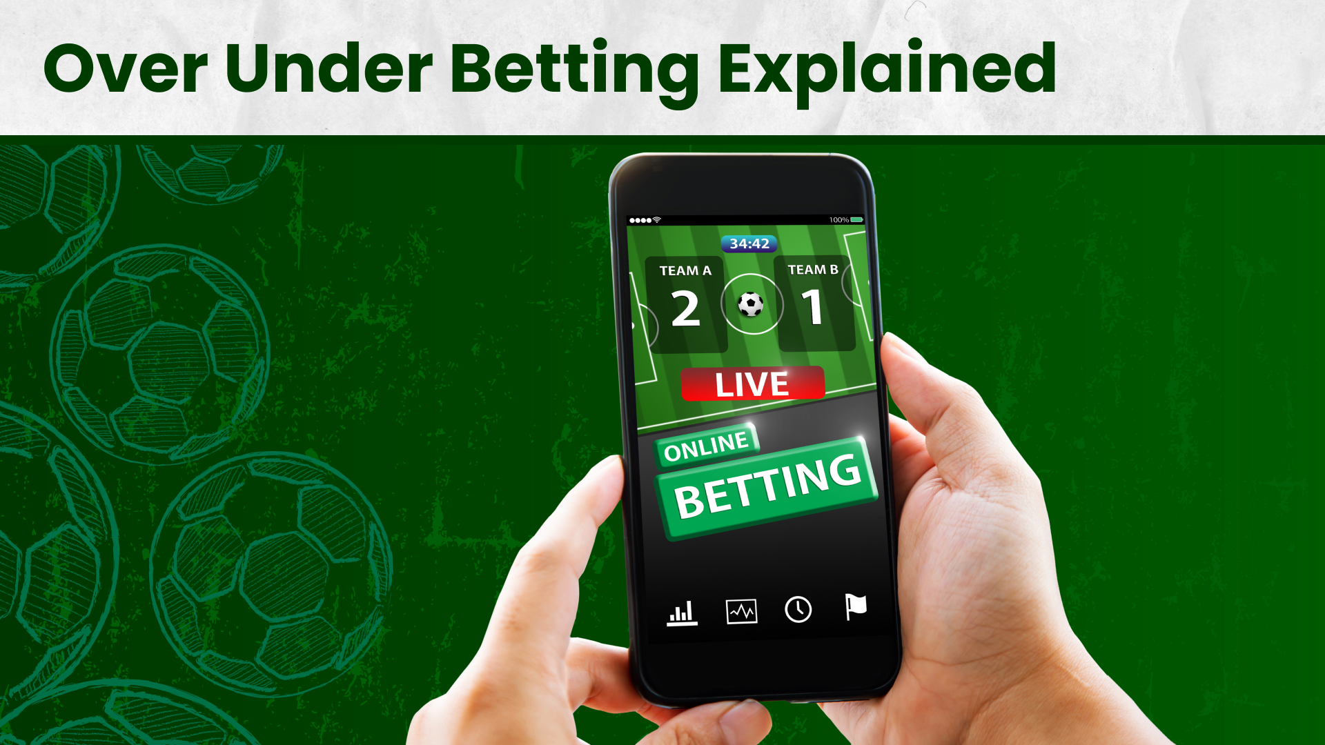 Betting app interface