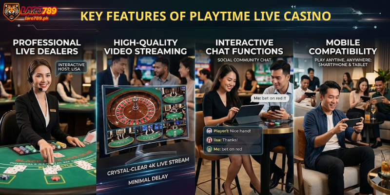 Key Features of PLAYTIME Live Casino
