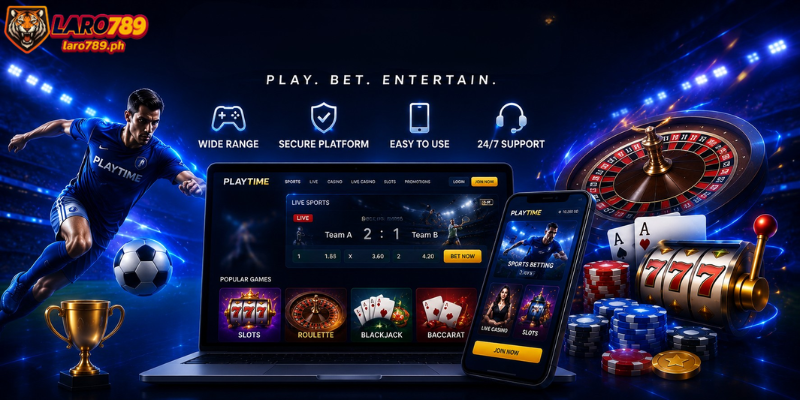 PLAYTIME is an online gaming, betting, and entertainment platform
